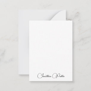 Template Modern Custom Handwritten Script Name