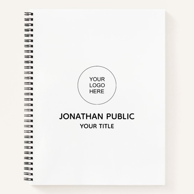 Template Notebooks Add Your Company Logo Here (Front)
