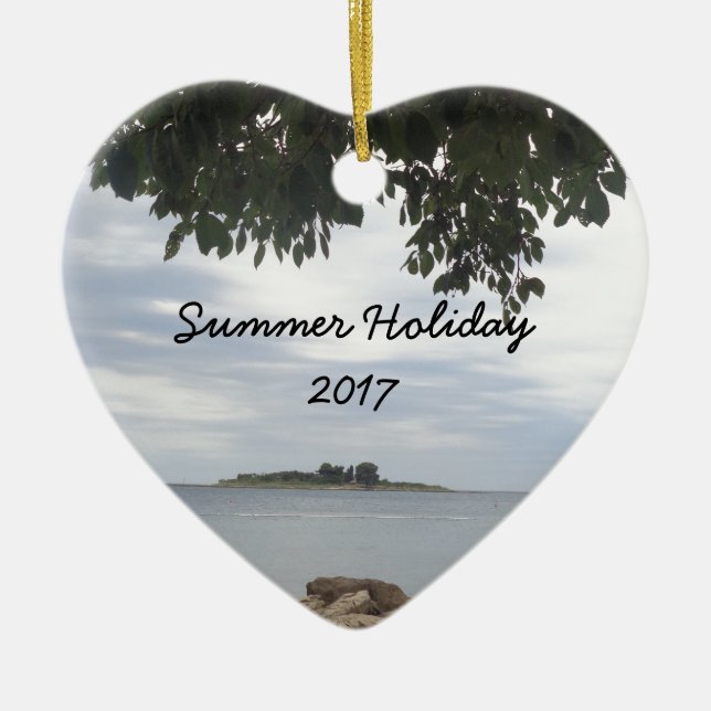Template Photo Rectangle Camera Ceramic Ornament (Front)