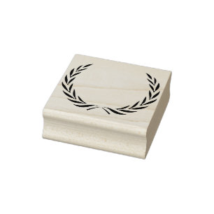 template put your name olympic wreath art stamp