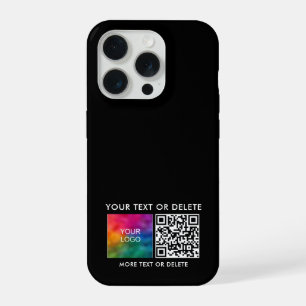 Template QR Code Upload Your Business Logo to iPhone 15 Pro Case