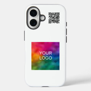 Template QR Code Upload Your Own Logo Popular iPhone 16 Case
