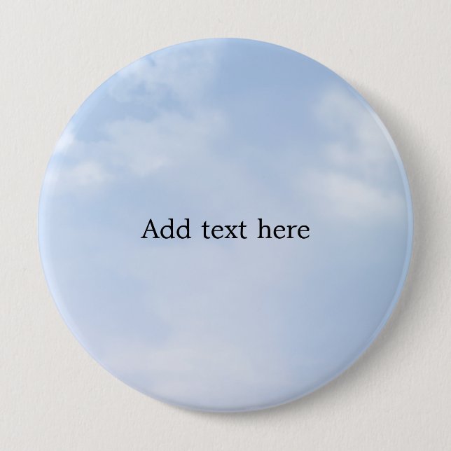 Template, ready to personalize, 4 inch round button (Front)