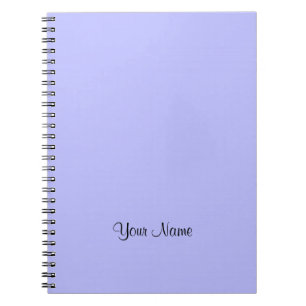 Template, ready to personalize notebook