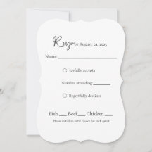 Template RSVP Card