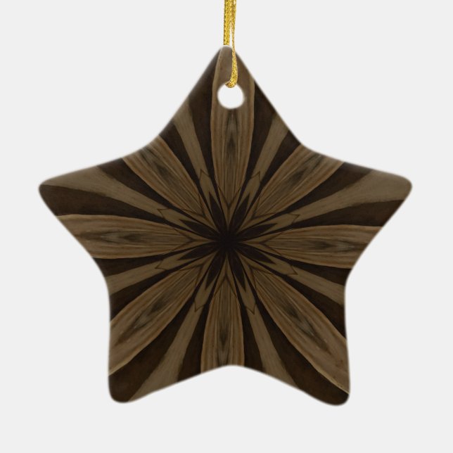 Template Square Ceramic Ornament (Back)