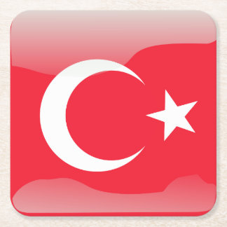 template square paper coaster