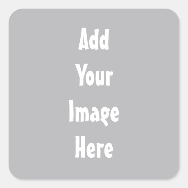template square sticker (Front)