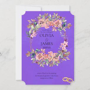 TEMPLATE WEDDING INVITATIONS ONLINE with border