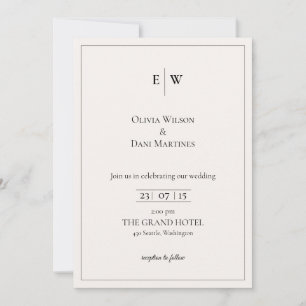 TEMPLATE WEDDING INVITATIONS ONLINE with border
