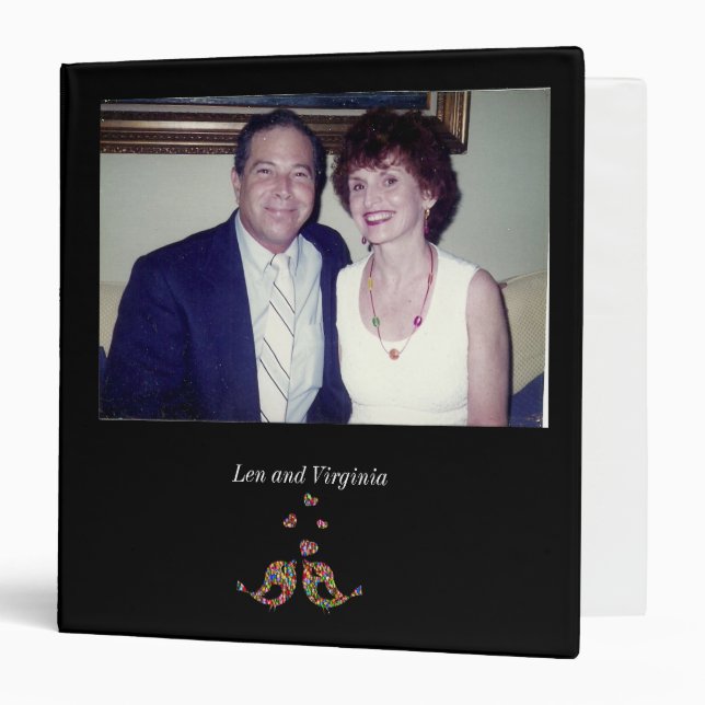 Template, your own photo and text, binder (Front/Inside)