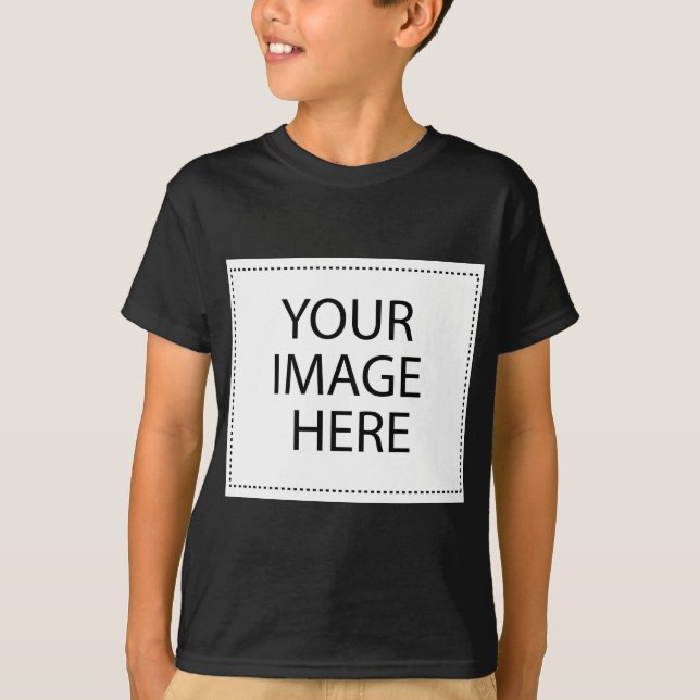 Templates for Sale DIY add PHOTO IMAGE TEXT T-Shirt (Front)
