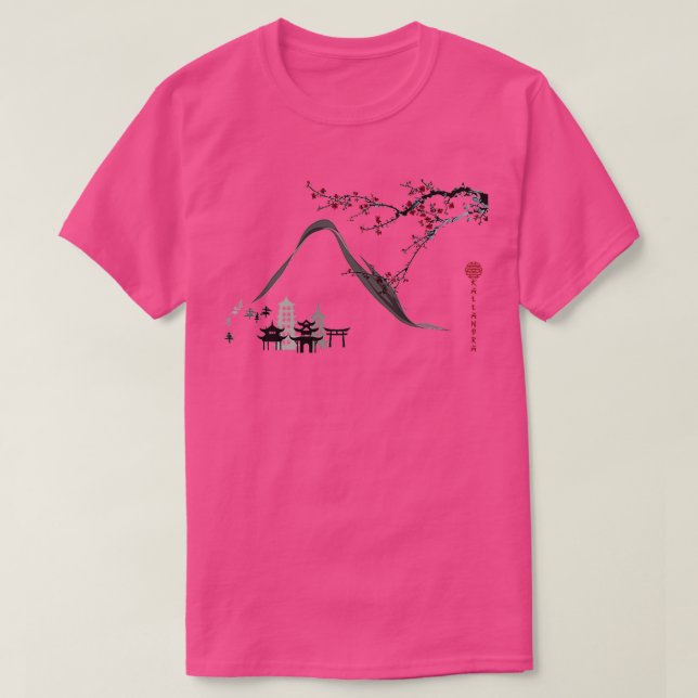 Temple and gate T-Shirt (Design Front)