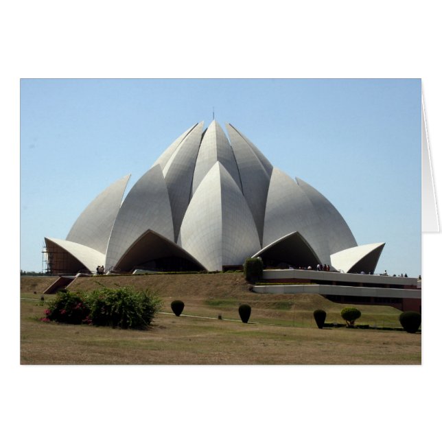 temple bahai lotus (Devant horizontal)