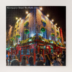 Temple Bar Dublin Ireland. Jigsaw Puzzle