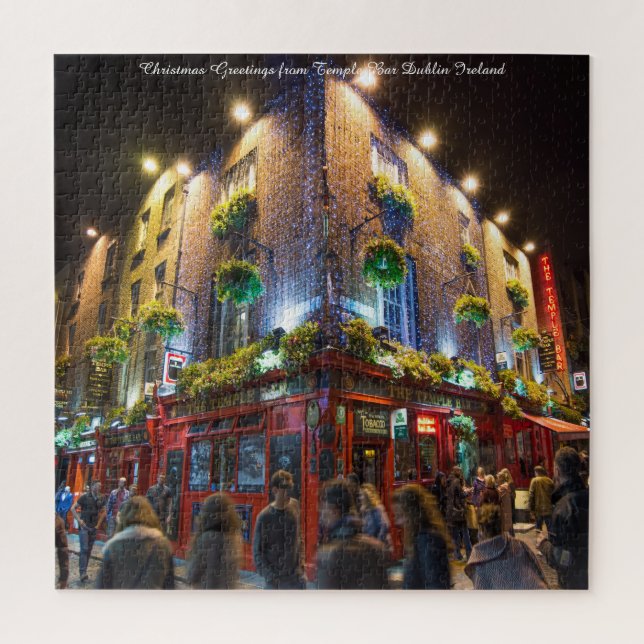 Temple Bar Dublin Ireland. Jigsaw Puzzle (Vertical)