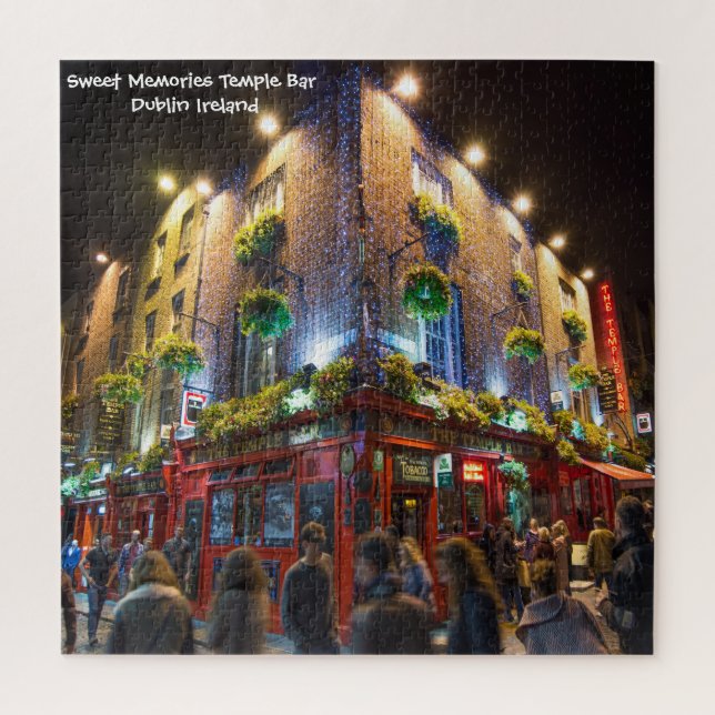Temple Bar Dublin Irlande. Jigsaw Puzzle (Vertical)
