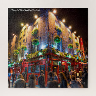 Temple Bar Dublin Irlande. Jigsaw Puzzle