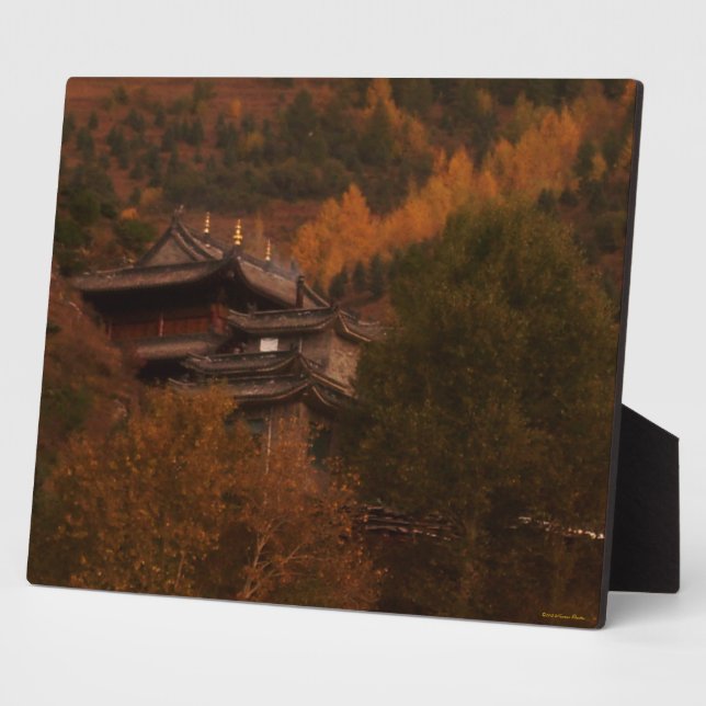 Temple bouddhiste Plaque (Côté)