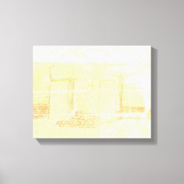 Temple by Day Canvas Print (Front)