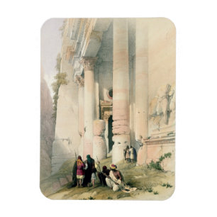 Temple called El Khasne, Petra, March 7th 1839, pl Magnet