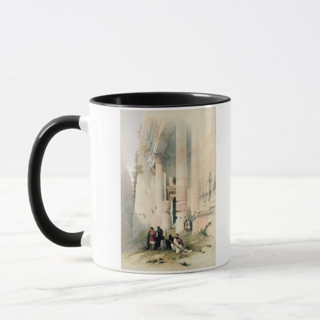 Temple called El Khasne, Petra, March 7th 1839, pl Mug (Left)