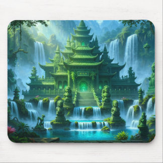 Temple Castle of the Secret Jade Throne Mouse Pad