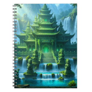 Temple Castle of the Secret Jade Throne Notebook