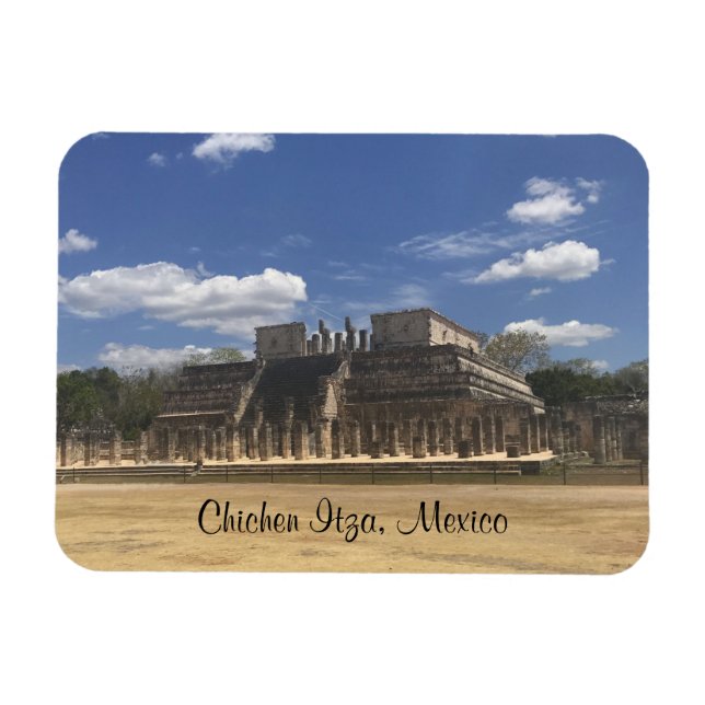 Temple Chichen Itza des Guerriers #3 Magnet (Horizontal)