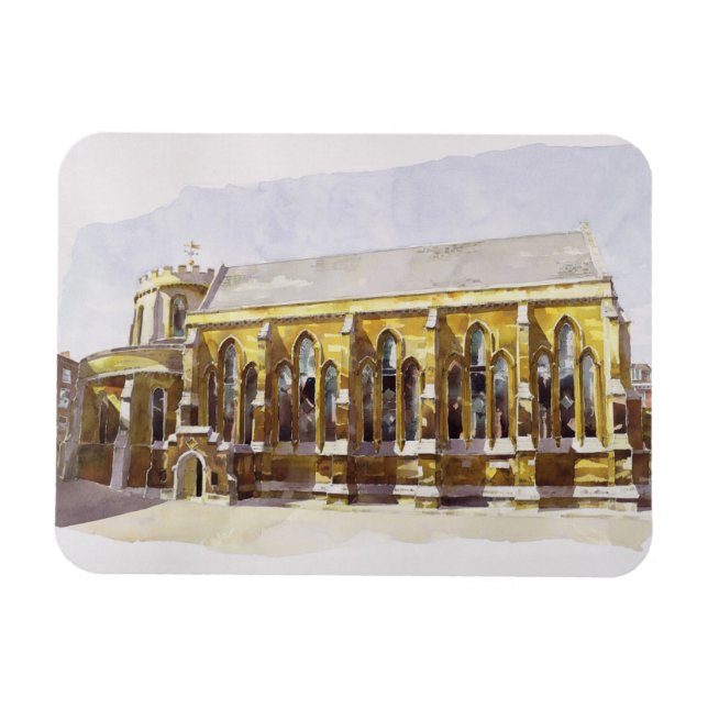Temple Church Temple Magnet (Horizontal)
