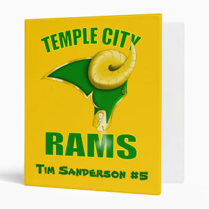 Temple City Rams Binder