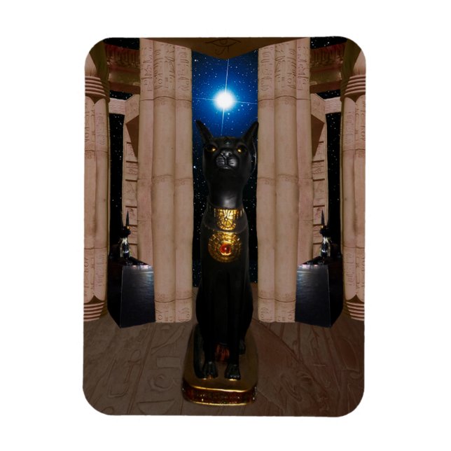 Temple De Bastet Photo Magnet (Vertical)