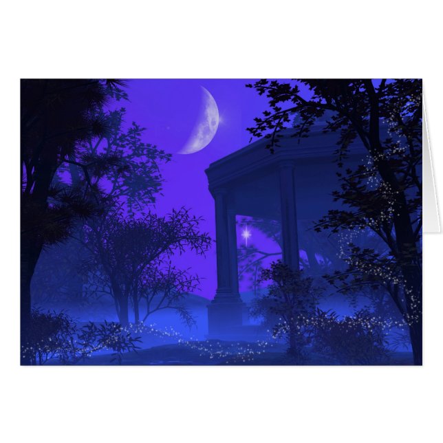 Temple de Diana dans le clair de lune (Devant horizontal)