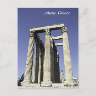 Temple de Zeus - Athènes, Grèce Carte postale