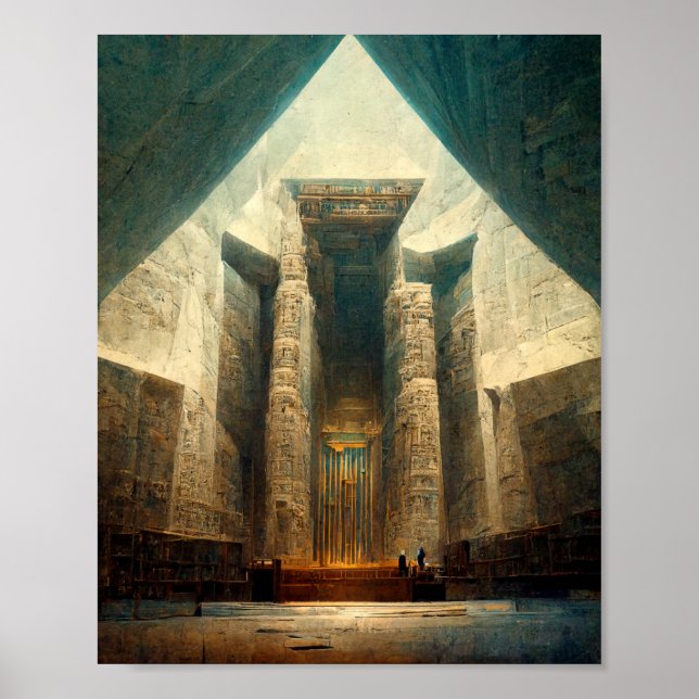 Temple des dieux réveillés Poster de l'Imaginaire  (Devant)