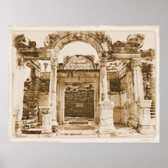 Temple d'Hadrien, Ephèse POSTER (Devant)
