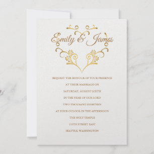Temple Faire-part de mariage