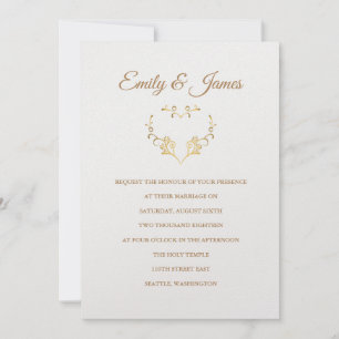Temple Faire-part de mariage