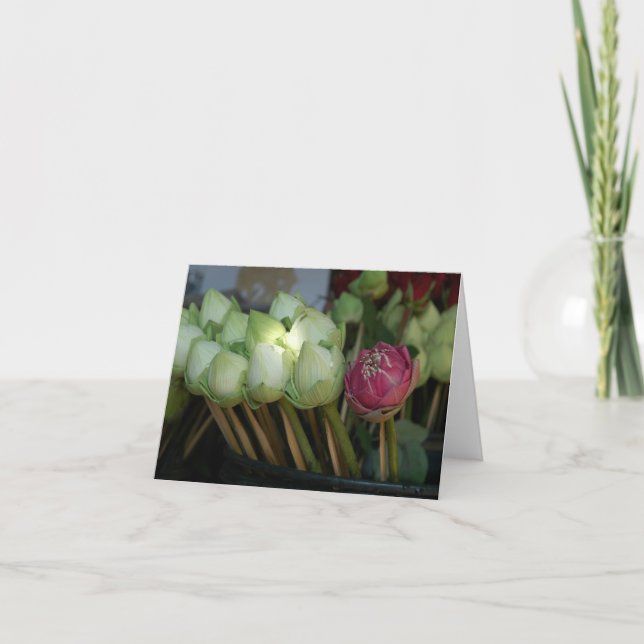 Temple Flowers Card (Front)