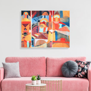Temple Gardens   Paul Klee   Canvas Print