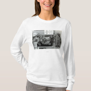 Temple Guard Statue at Pacific Curio Shop, T-Shirt