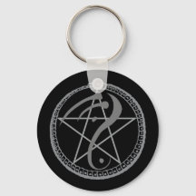 Temple House Sahjaza emblem keychain