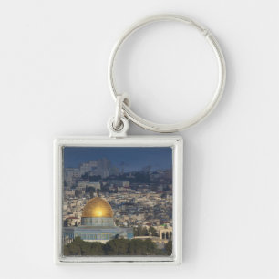 Temple Mount and Dome of the Rock, dawn Keychain