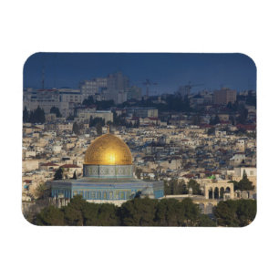 Temple Mount and Dome of the Rock, dawn Magnet