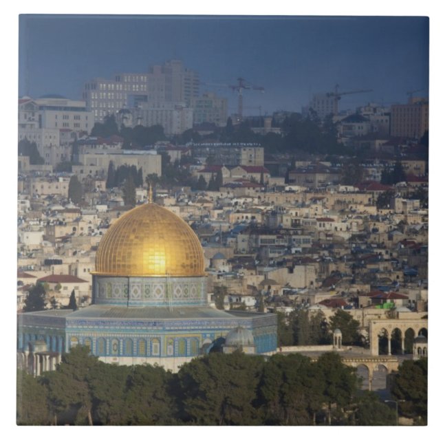 Temple Mount and Dome of the Rock, dawn Tile (Front)