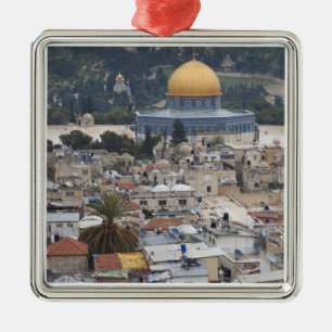 Temple Mount and Dome of the Rock Metal Ornament