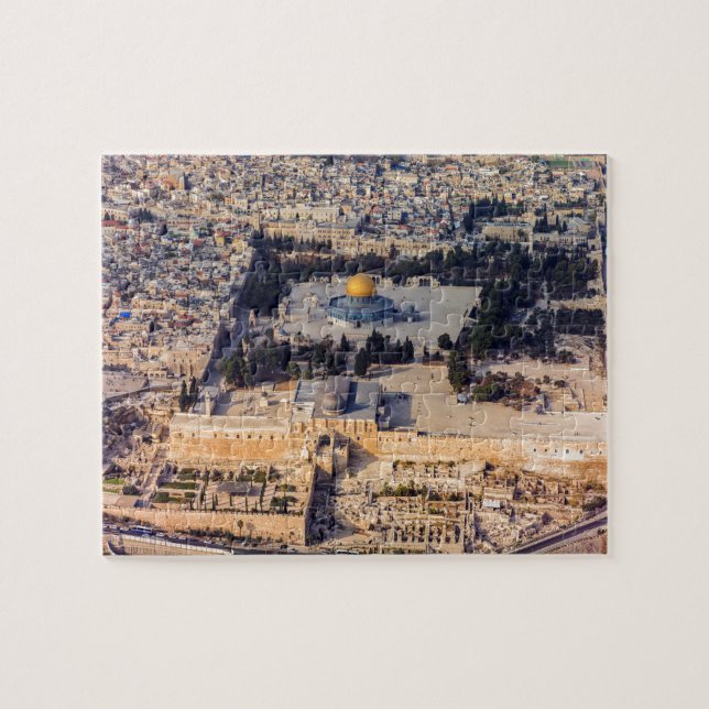 Temple Mount Old City Jerusalem Dome of the Rock Jigsaw Puzzle (Horizontal)