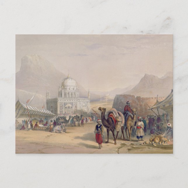 Temple of 'Ahmed Shauh', King of Afghanistan, Kand Postcard (Front)