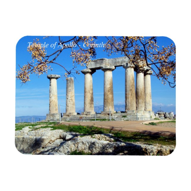 Temple of Apollo – Corinth Magnet (Horizontal)