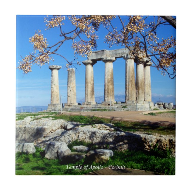 Temple of Apollo – Corinth Tile (Front)